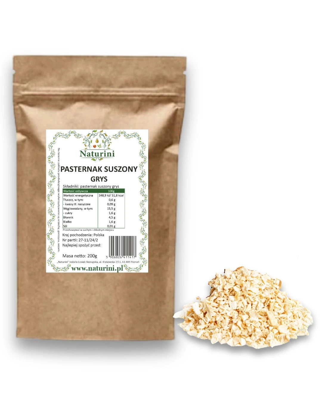 pasternak suszony Naturini